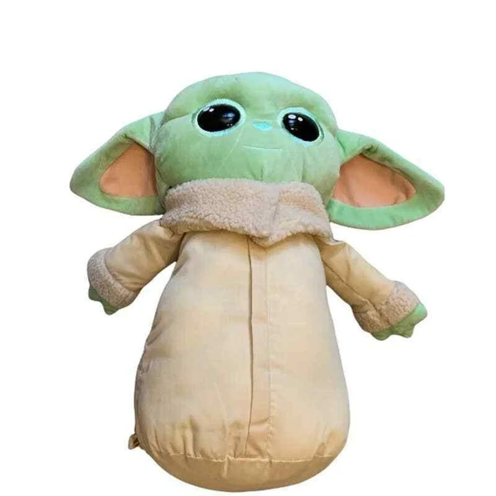 Baby Yoda Grogu Backpack and Plush Toy in 1 Soft Adorable Zip Close 16 Inch NWT